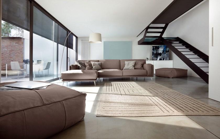 Ditre Italia Секционный угловой диван в коже Kris sun-id-1379224 - Вид №1