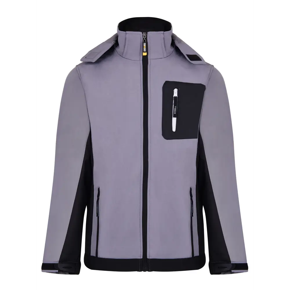 Утепленная рабочая куртка Dowell Softshell D81480 с капюшоном 89393784 Outdoor STLM-1324008