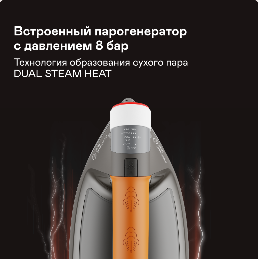 9205712 Утюг GARLYN GT-500 Pro серый STDN-0056430 - Вид №9