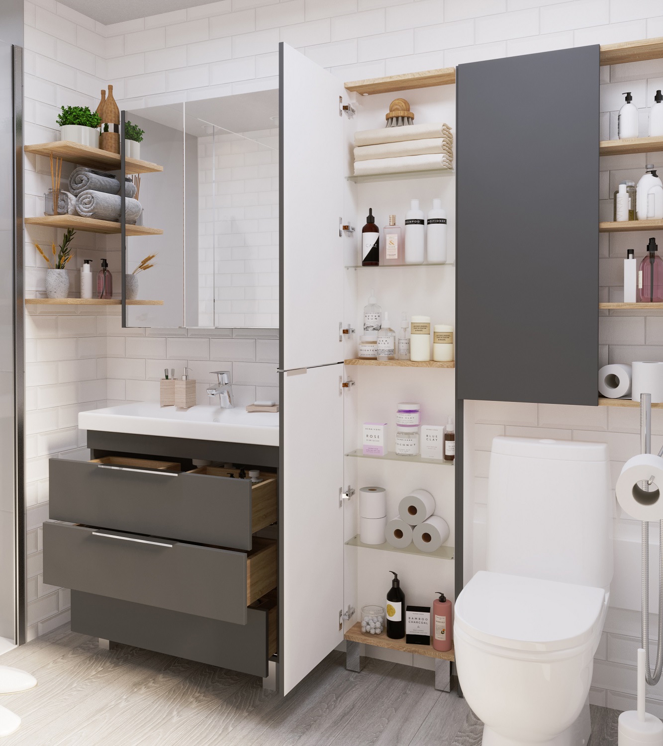 У92545 Тумба Gaula 60Н 3я Black 1 Marka Gaula  - Вид №6