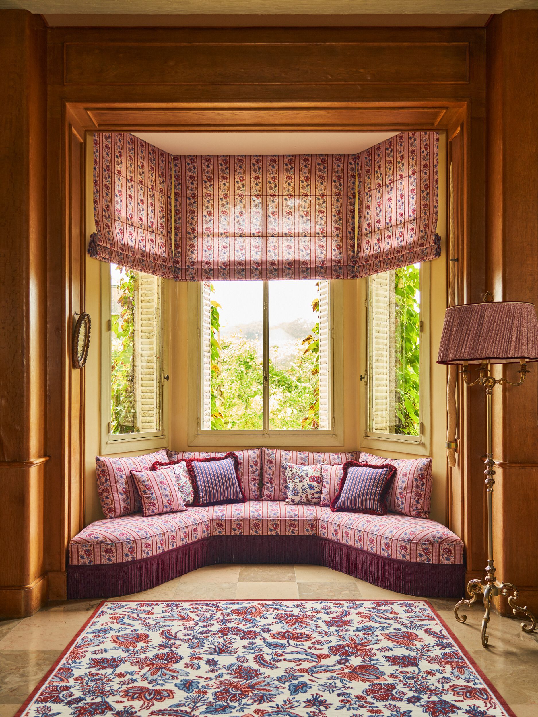 Хлопчатобумажная ткань с цветочным рисунком LELIEVRE Quenin-Belle Époque ARCH-00124598 - Вид №13