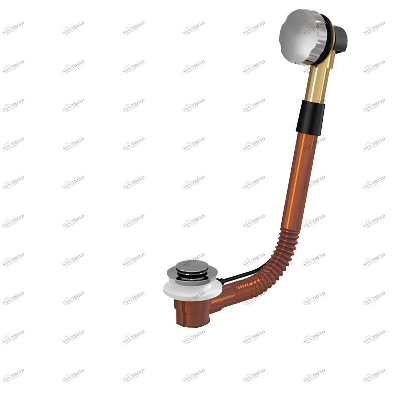 Слив-перелив полуавтомат (хром, с сифоном) Radomir 419200000