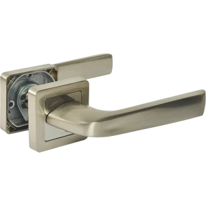 Дверные ручки Punto Saturn без запирания цвет матовый никель/хром