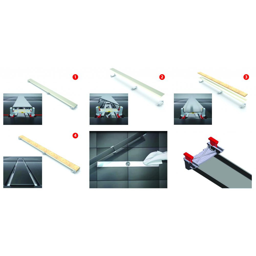 090034 Желоб водосток C1 Norma 300  Berges C1 Norma  - Вид №7