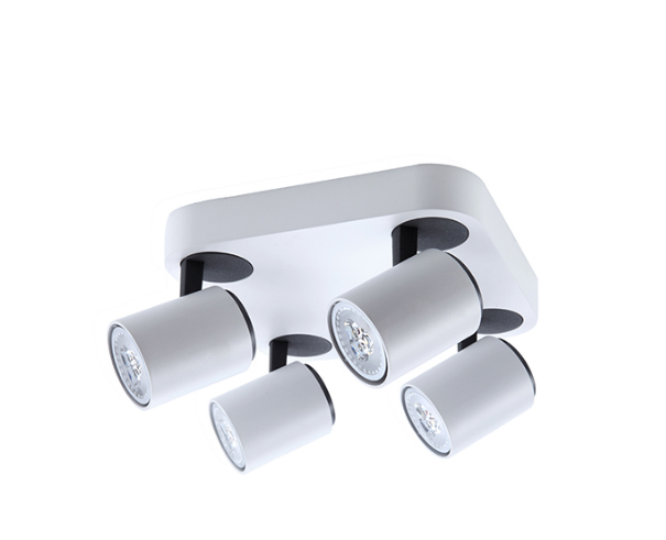 088266 Потолочный светильник 4 софита белый Schuller Turn - Вид №1