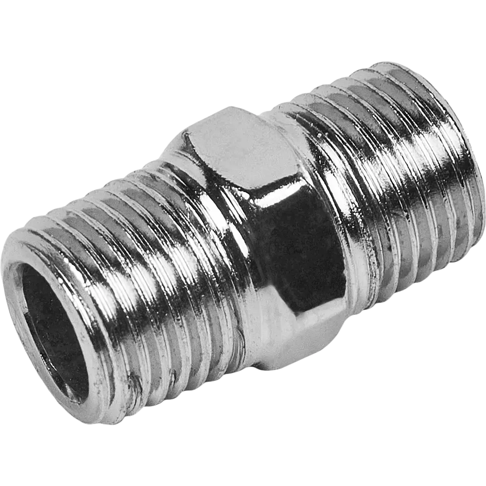 Переходник двусторонний Pegas Pneumatic 1/4 дюйма наружная резьба 85578676 STLM-2179152  - Вид №1