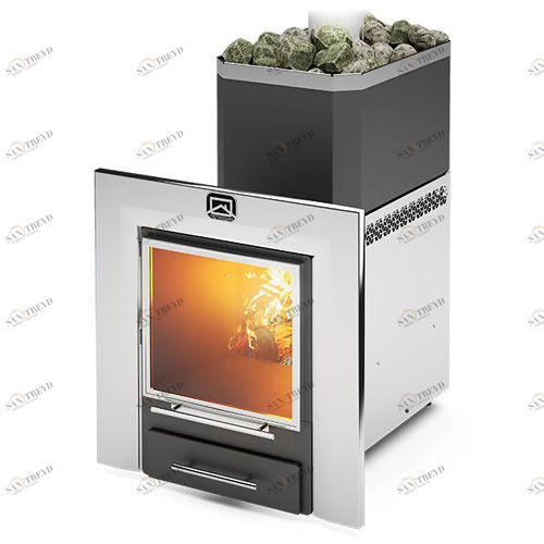 Печь для бани Теплодар Русь Панорама 18 ЛНЗП (профи) 4889