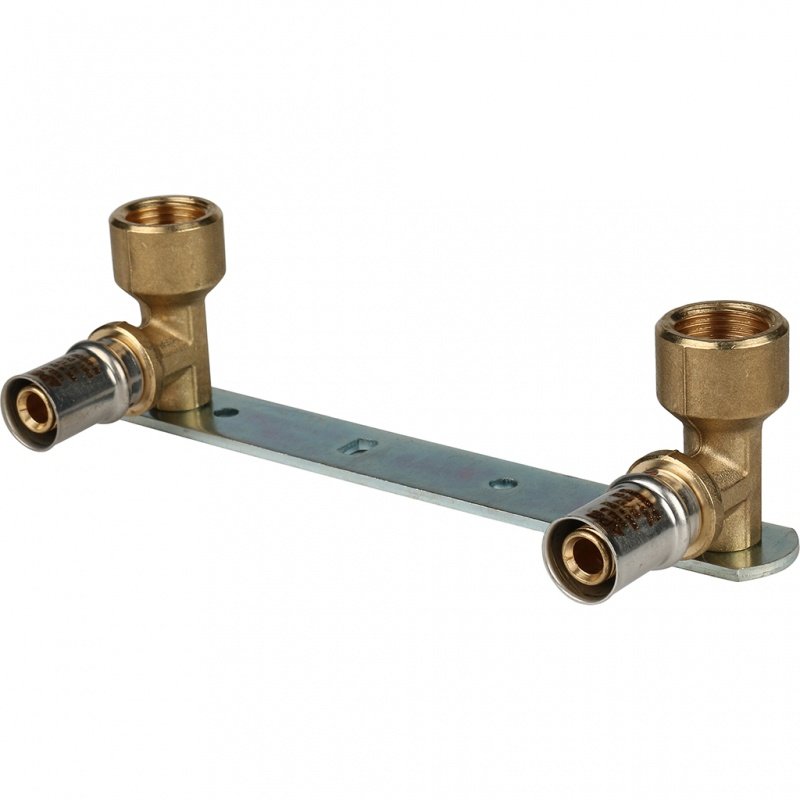 Водорозетка пресс STOUT 16х1/2" на монтажной планке SFP0013001216 - Вид №2