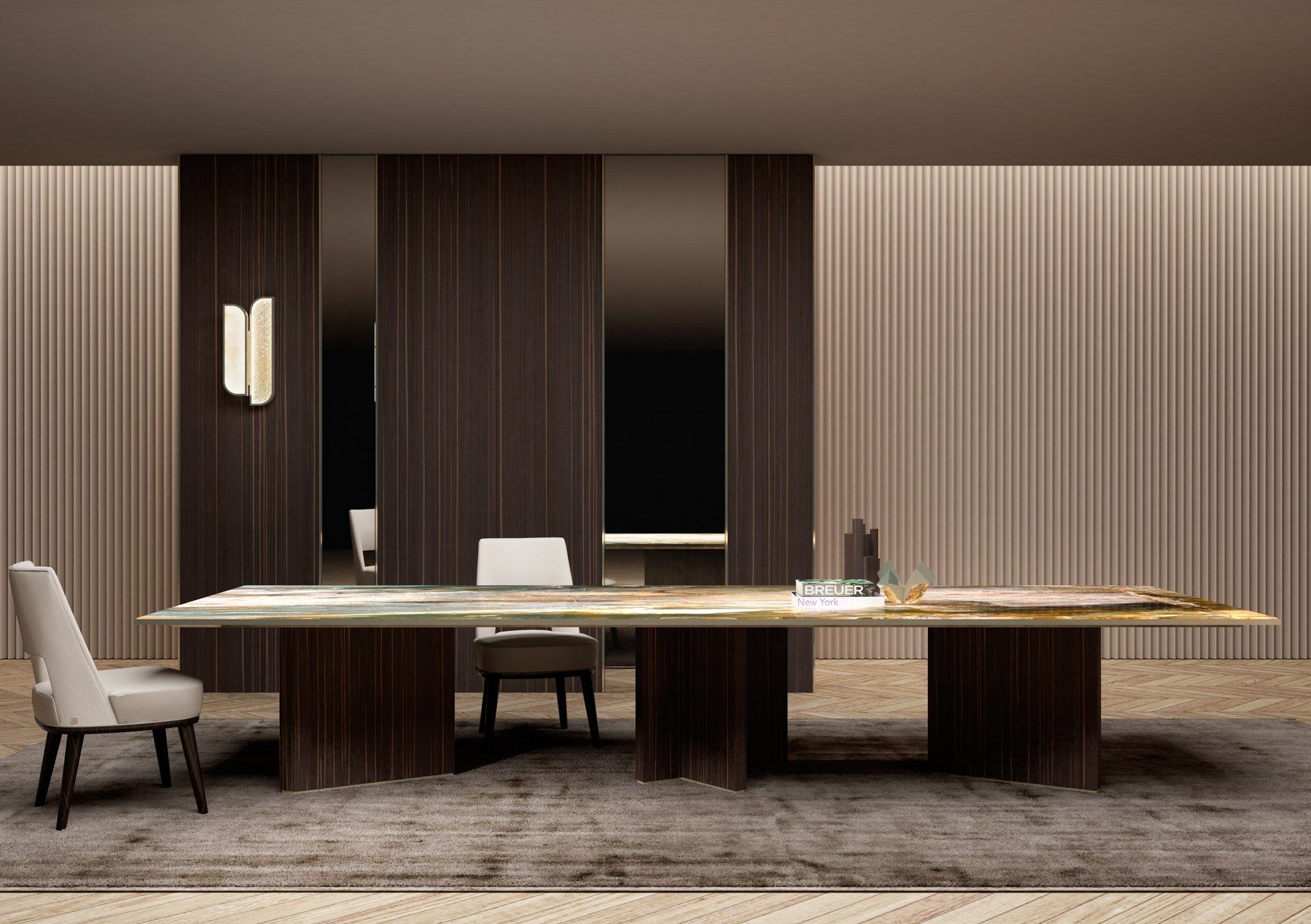 Стеклянный обеденный стол Sicis PHILIPPE ARCH-00125274 - Вид №4