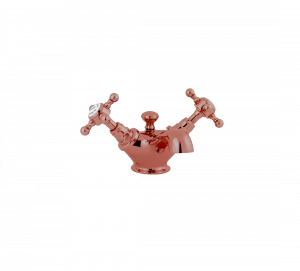 Gentry Home Смеситель для раковины мостик на 2 отверстия 200мм Mayfair Медь GH101502