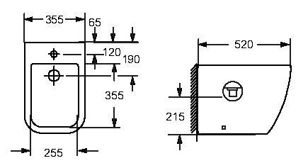BB10100B Биде напольное ALPINA BELBAGNO - Вид №2
