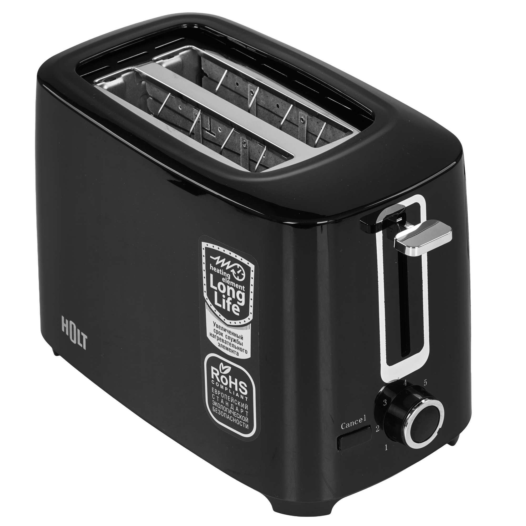 9284889 Тостер Holt HT-ET-004 черный STDN-0013905