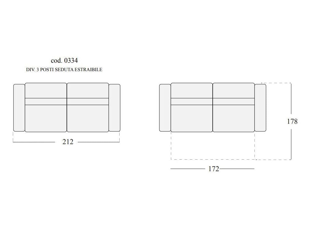 2-местный тканевый диван Egoitaliano ZOOMY ARCH-00035710 - Вид №5