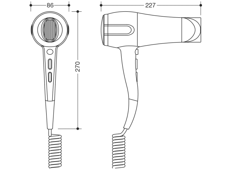 950.08.102 фен HEWI Universalprodukte  - Вид №3