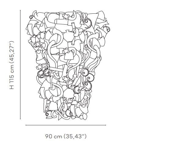 Аппликация из стекла ручной работы VENINI FRAGMENTS ARCH-00021305 - Вид №1