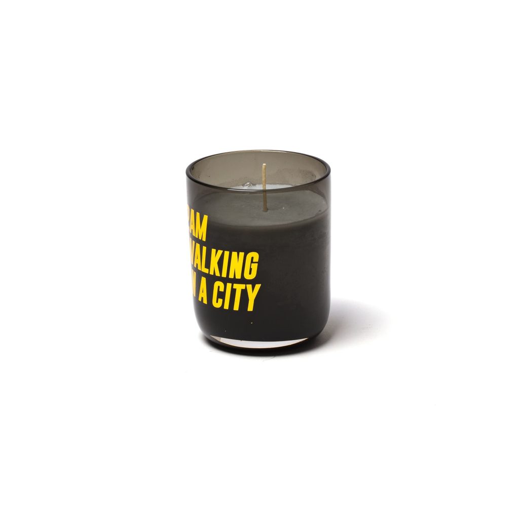 Свеча в стеклянном подсвечнике 7,8х6,5 см черная Memories 2AM Walking in a City SELETTI  00-3883357 Черный  - Вид №1