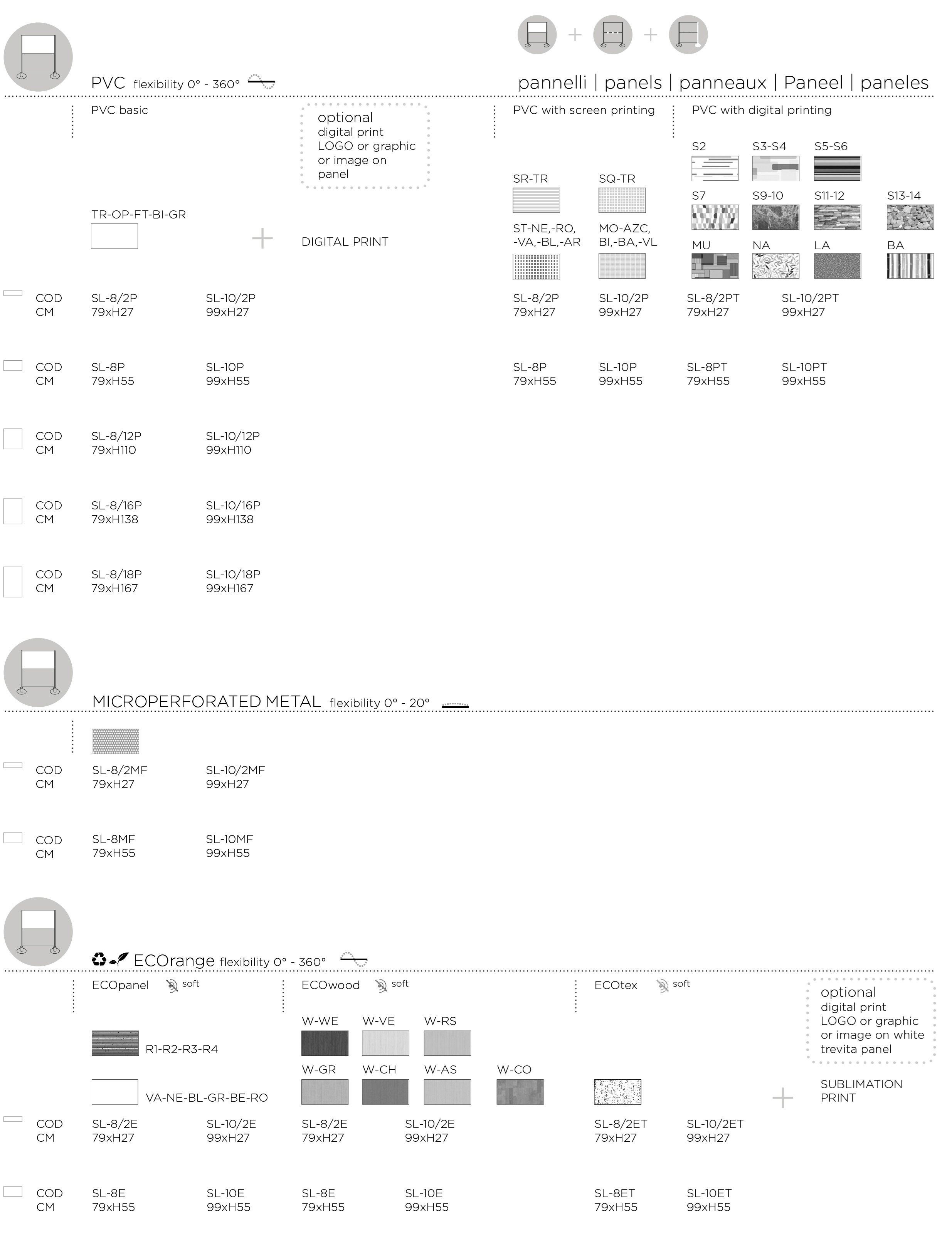 ПВХ модульная отдельно стоящая офисная перегородка Slalom ARCH-00039324 - Вид №8