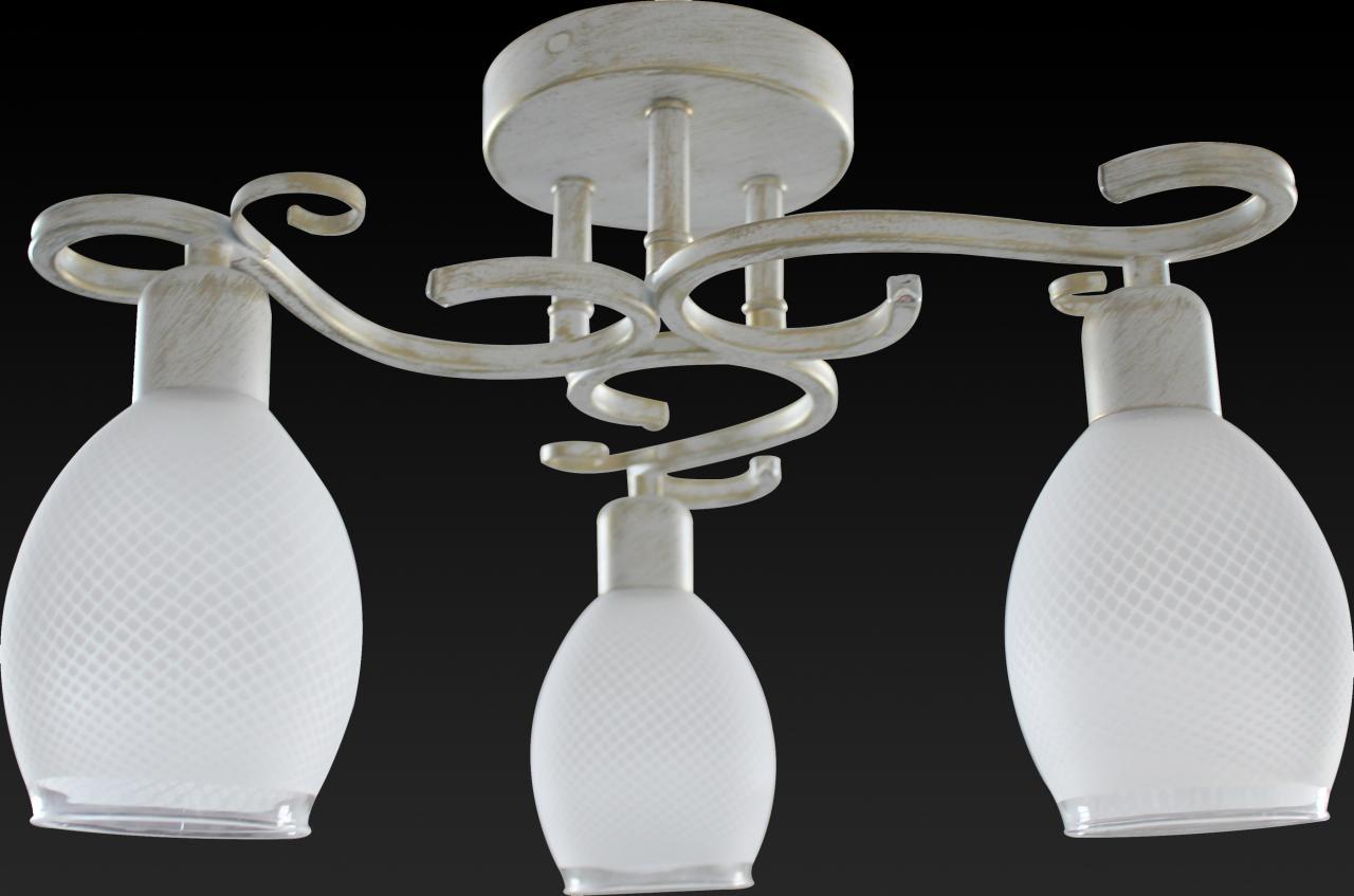 Потолочная люстра Toplight Loretta TL7360X-03WG TOPLIGHT LORETTA 183933 Белый  - Вид №2