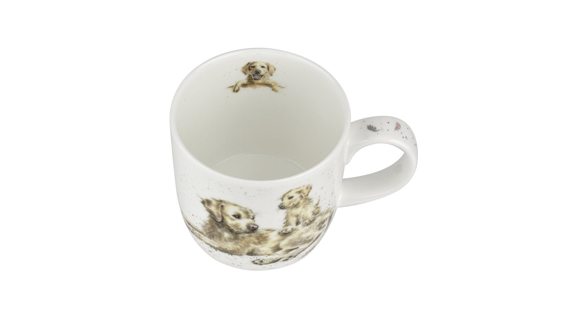 10637582 Royal Worcester Кружка Royal Worcester "Забавная фауна","Преданный лабрадор" 310мл Фарфор костяной  - Вид №2