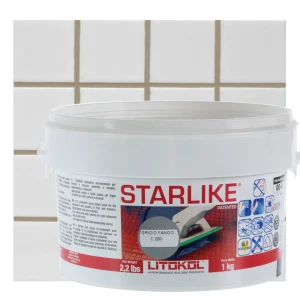 Затирка эпоксидная Litokol Litochrom Starlike C.280 цвет серый 1 кг