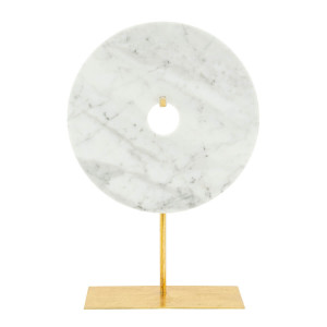 600882-10 ABHIKA ДИСК МРАМОР WHITE