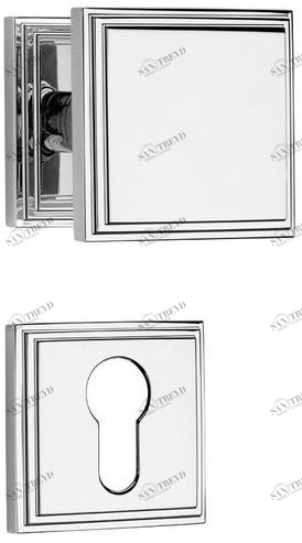 LINEA CALI' Ручка дверная из латуни с замком Glamor sun-id-1495814