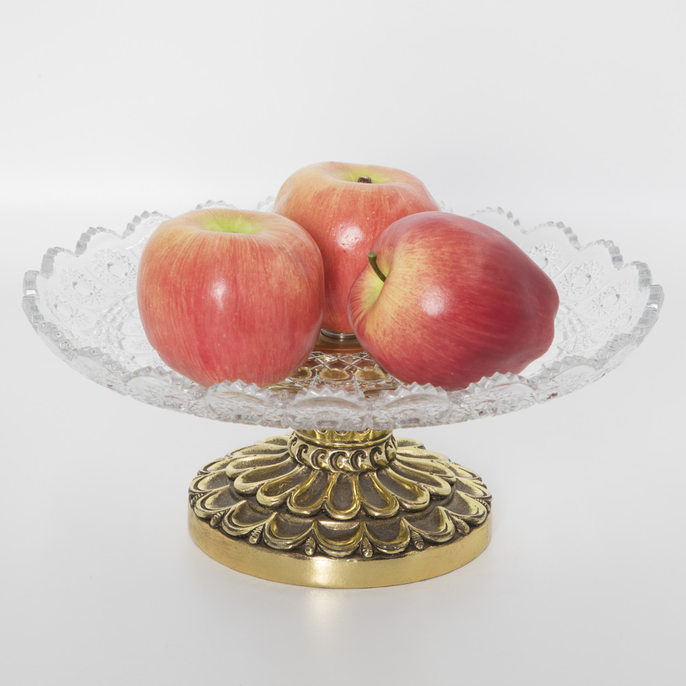 52097 Фруктовница-конфетница - 14 Бронза BOGACHO 4627179657253 - Вид №1