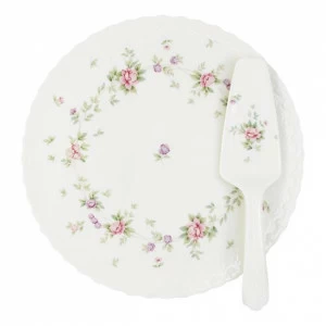 Блюдо фарфоровое с лопаткой белое 29,5 см "Воспоминание" NARUMI ВОСПОМИНАНИЕ 00-3946377 Белый