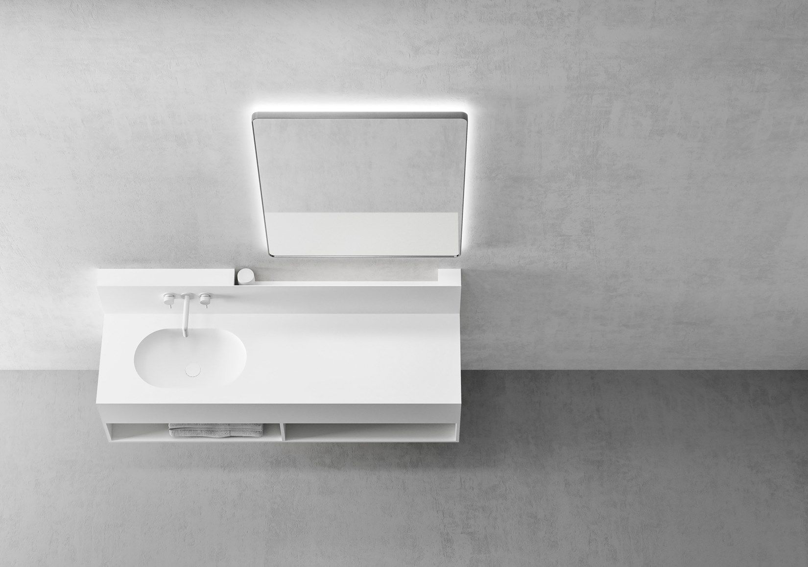 Одиночный подвесной умывальник Hidrobox Program ARCH-00012208 - Вид №3