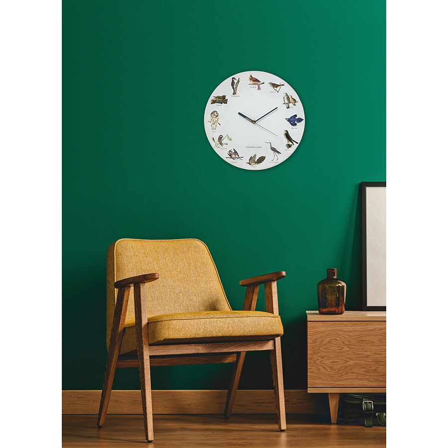CL64-EU Часы настенные Голоса птиц Kikkerland  - Вид №1