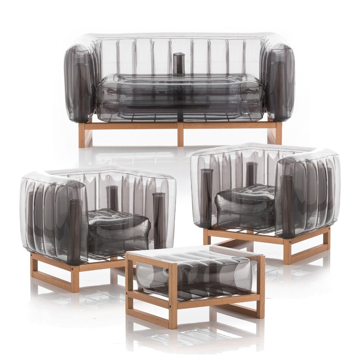 MOJOW ГОСТИНАЯ И КОФЕЙНЫЙ СТОЛ YOMI Wood GARDEN Черный SY2FY1CY1TBYKEKOCB04NC