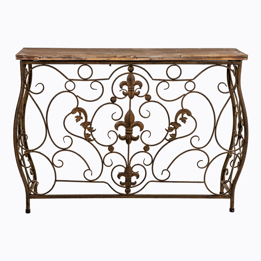 5384 Консоль «Королевская лилия», (шоколадный антик, версия М) Object Desire 