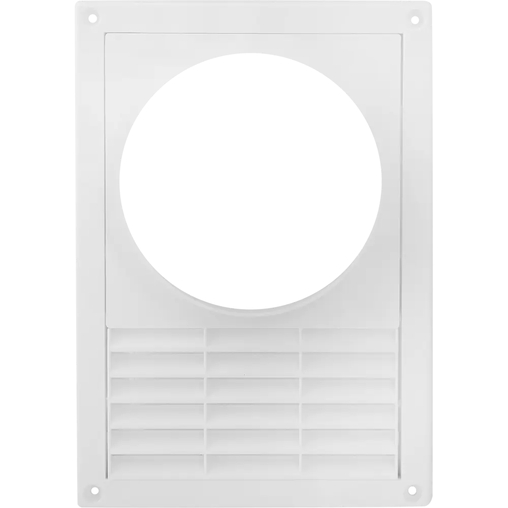 Решетка вентиляционная с фланцем Awenta T-98, 165х235 мм, цвет белый STLM-2063600 - Вид №1