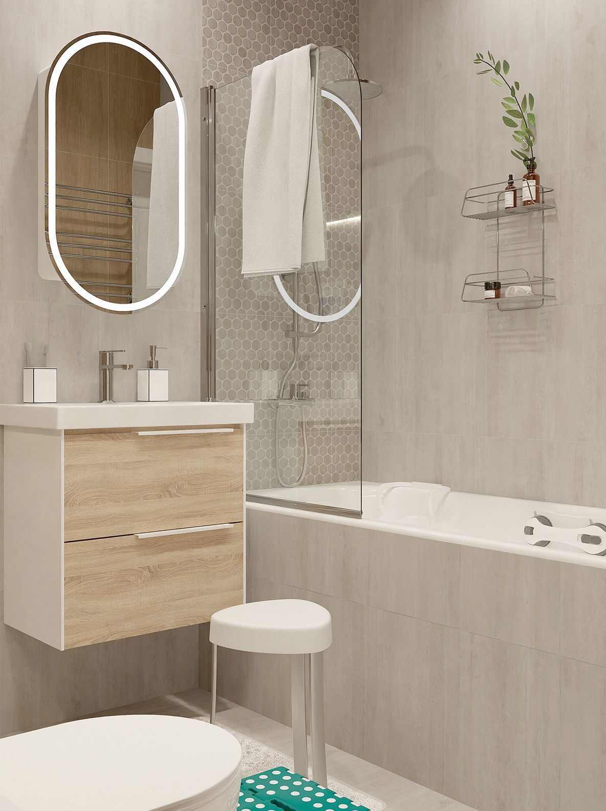 PRIMANOVA Складное сиденье для ванной с ручками 18426827 STLM-0010780 - Вид №3