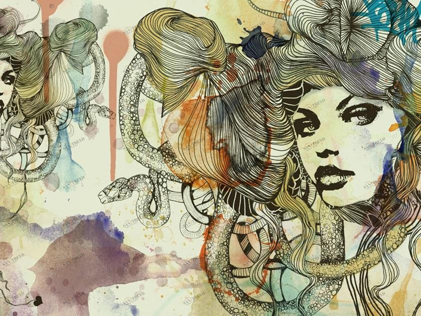 MOMENTI Авторский художественный принт Crazy home paintings Gi-019