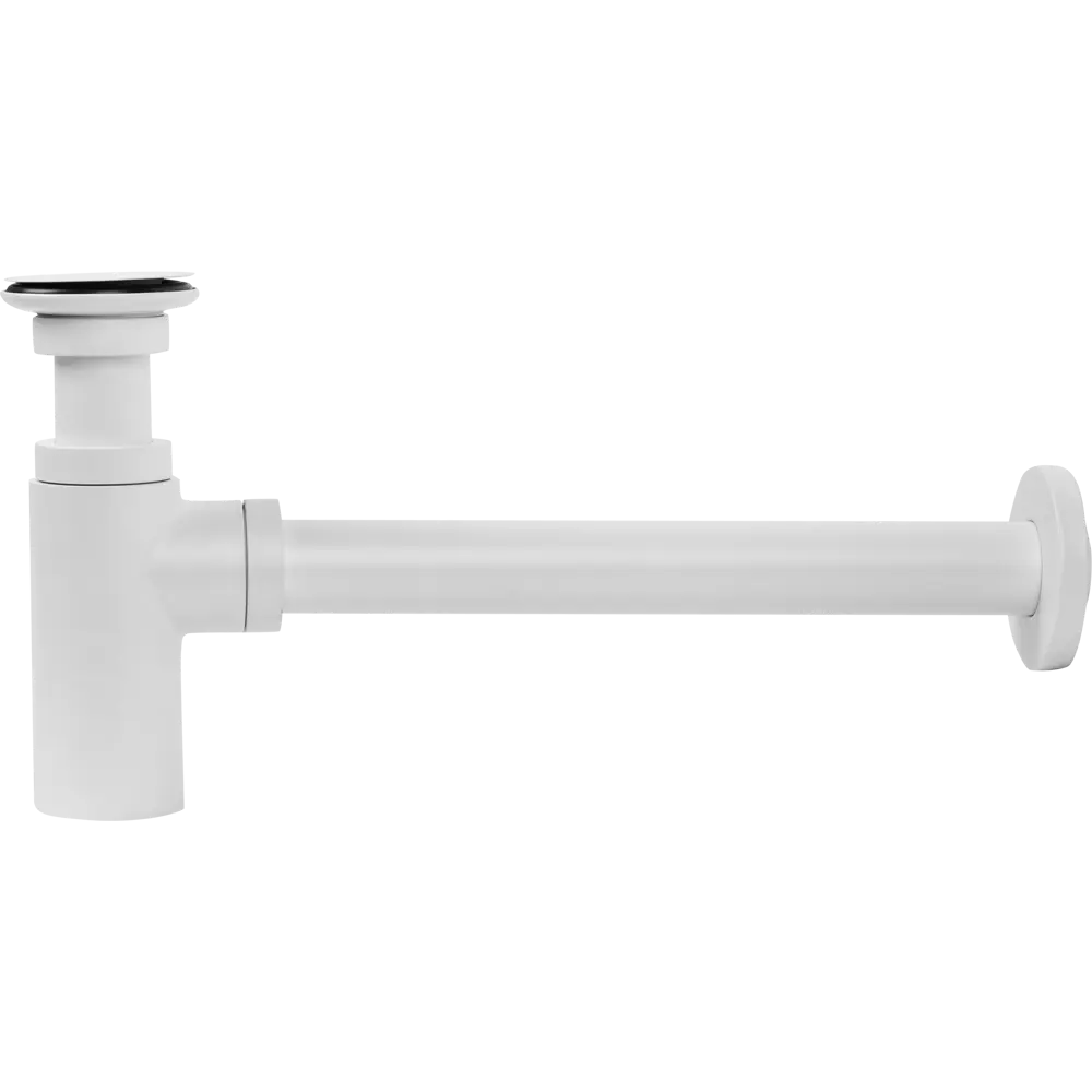Сифон для раковины Wirquin с выпуском латунь цвет матовый белый STLM-2114123 - Вид №1