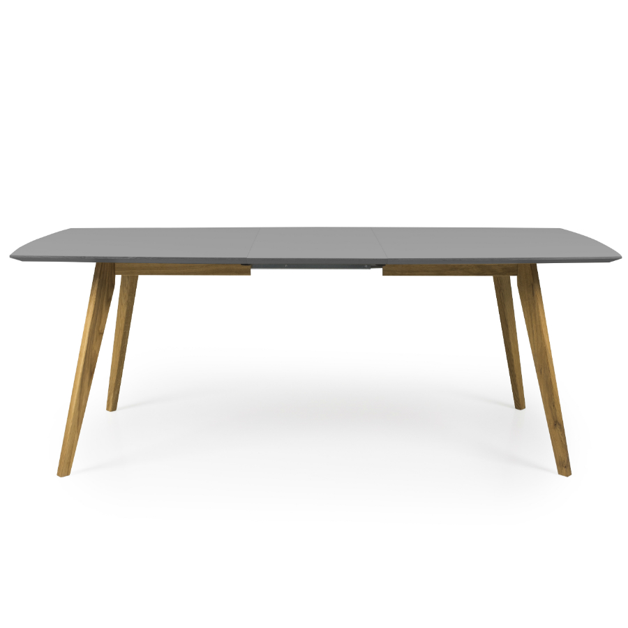 Стол обеденный, раздвижной, Tenzo Bess, 75х160/205х95 см, дуб, серый 2184014 - Вид №1