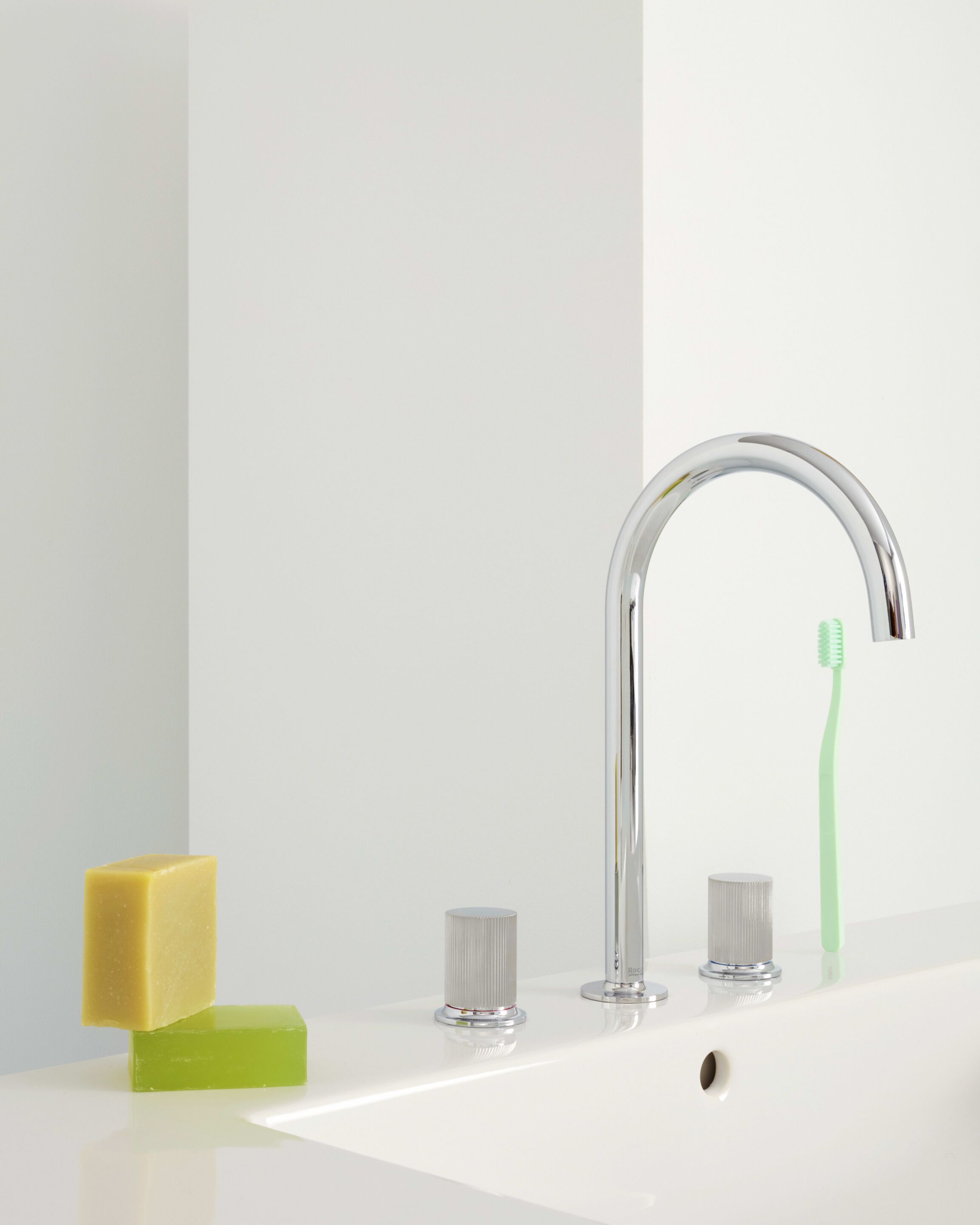 Смеситель для раковины с 3 отверстиями Roca Nu ARCH-00033019 - Вид №6