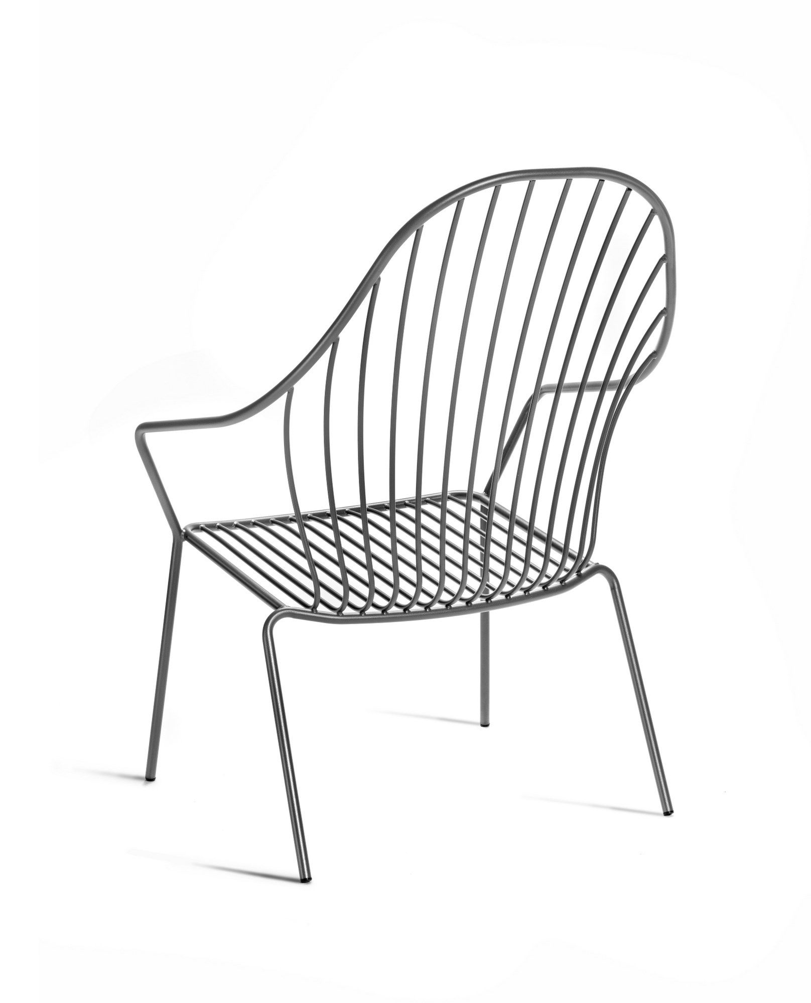 Металлический штабелируемый садовый стул с подлокотниками GABER Amitha ARCH-00027268 - Вид №1