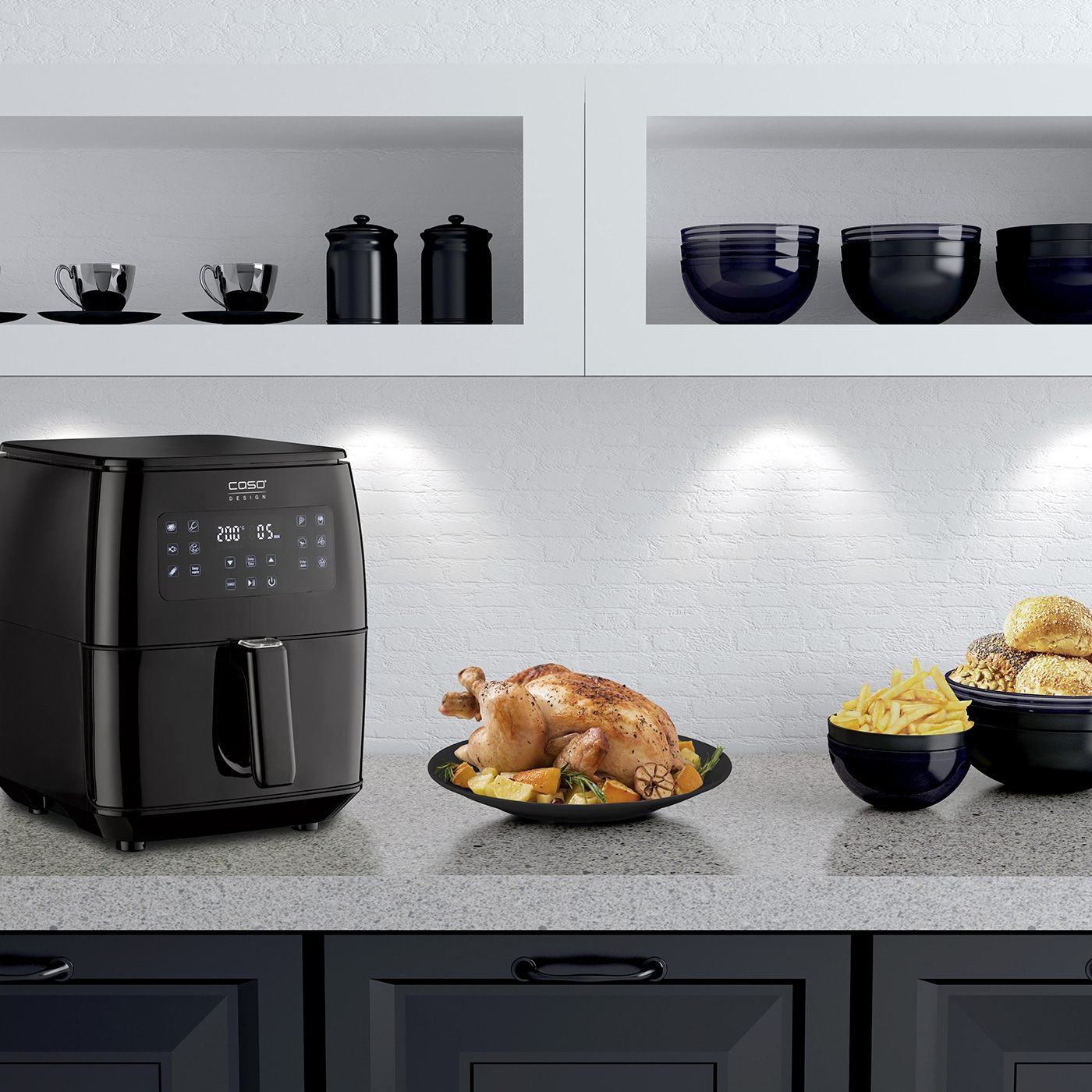 9927063 Аэрогриль CASO AF 600 XL черный STDN-0068232 - Вид №5