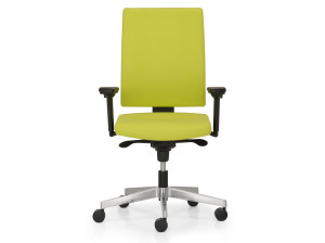 Офисное кресло с регулируемой высотой и подлокотниками с 5 спицами