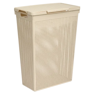 Корзина для белья Виолет Лофт цвет бежевый