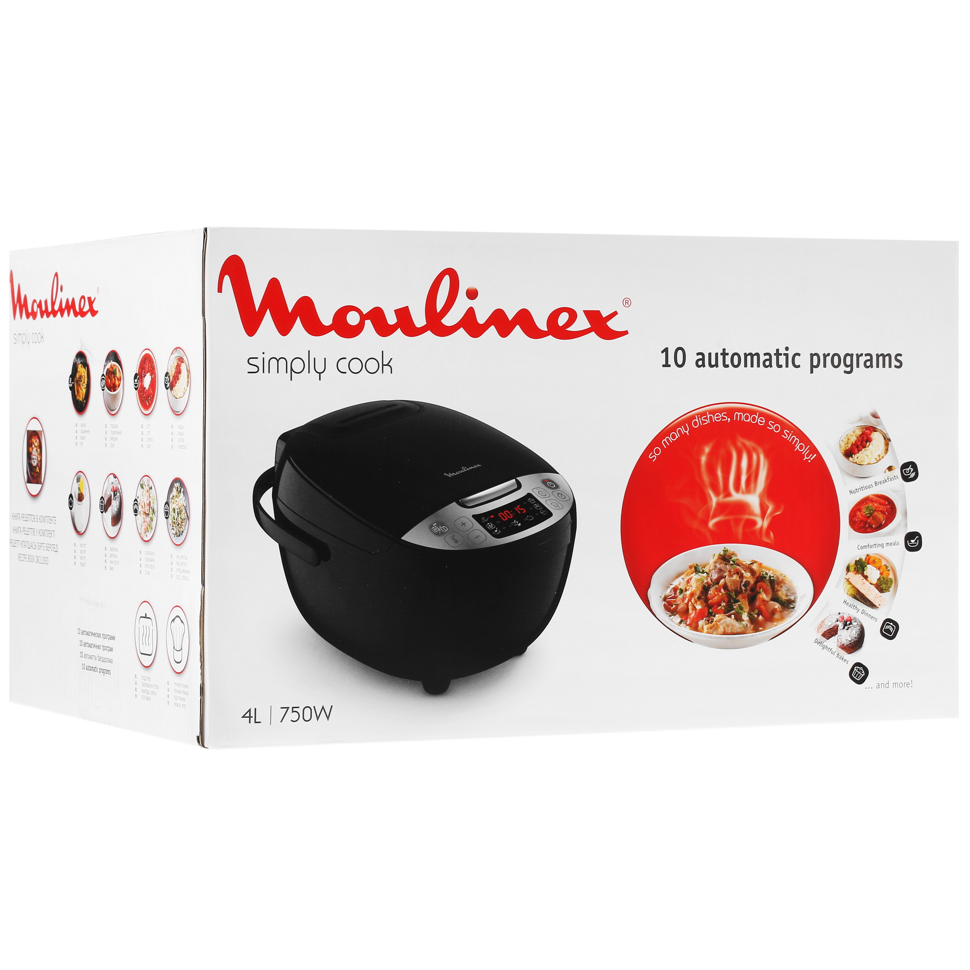 5349145 Мультиварка MOULINEX SIMPLY COOK MK611832 черный STDN-0149517 - Вид №10