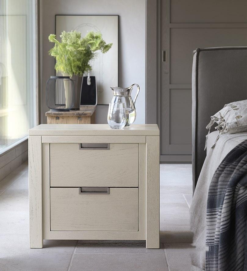 Devina Nais Прикроватная тумбочка из массива дерева с ящиками Quadra sun-id-1402828 - Вид №1