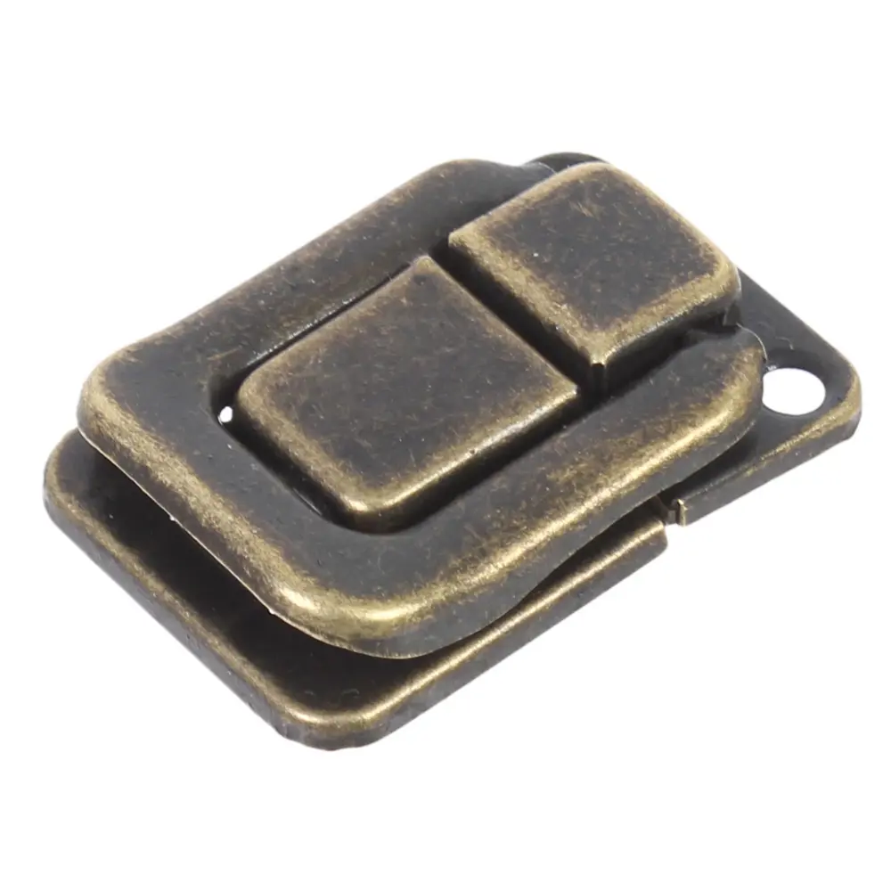 Замок для шкатулок и кейсов 35x25 мм, цвет бронза ЛЕВША STLM-2007772 - Вид №1