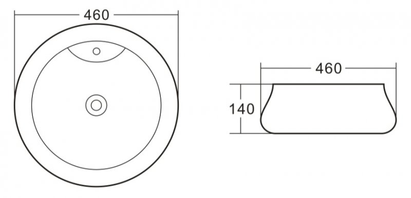 BB1398 Накладная раковина на столешницу  овальная BELBAGNO  - Вид №1