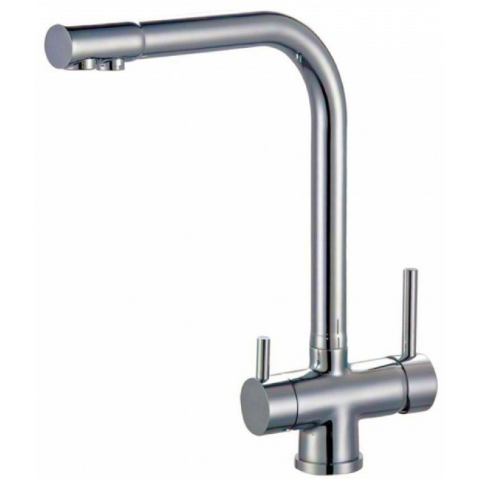 Zorg ZR-348-YF Nickel Смеситель для кухни Zorg 343х265 мм  - Вид №1