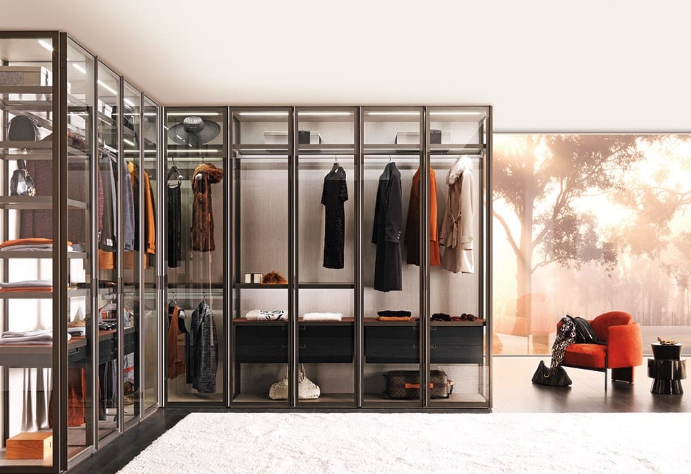 Модульная угловая гардеробная MisuraEmme PALO ALTO ARCH-00066467 - Вид №3