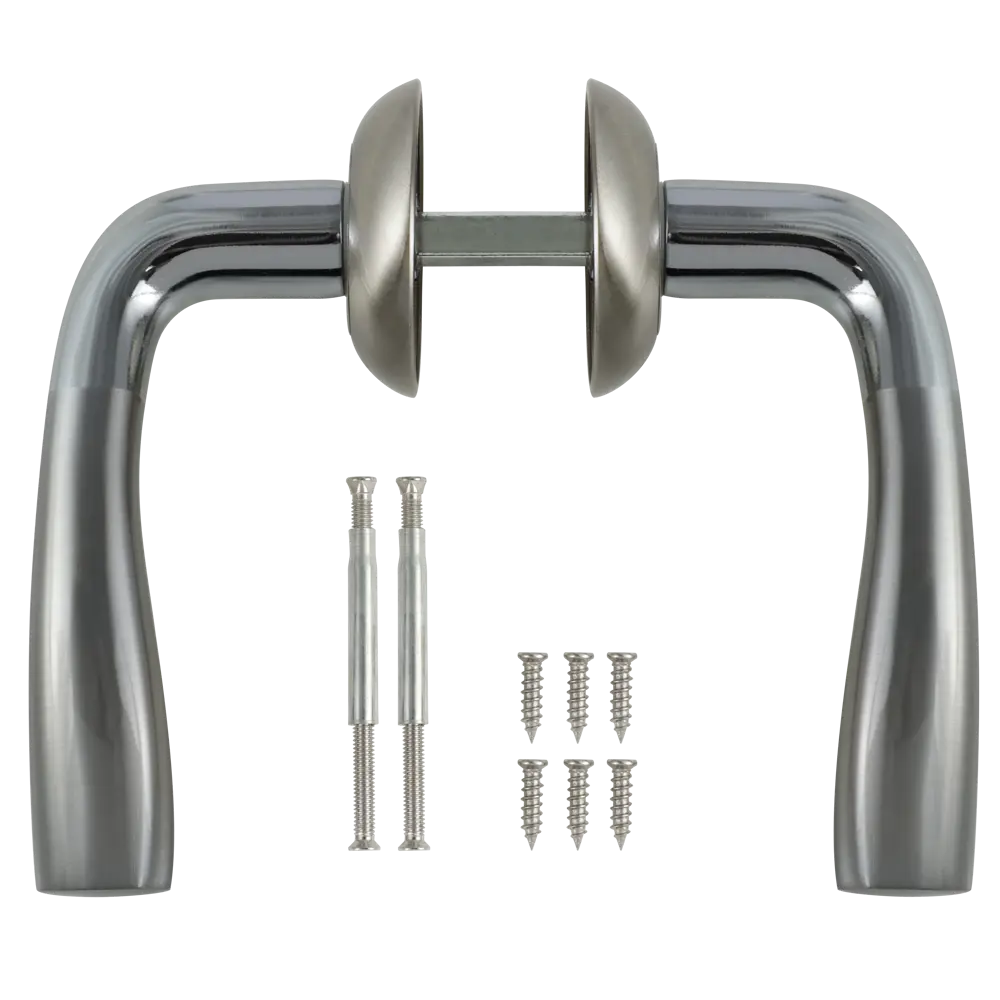Дверные ручки EDSON для межкомнатных дверей в стиле никель 85168593 STLM-0059341 - Вид №1