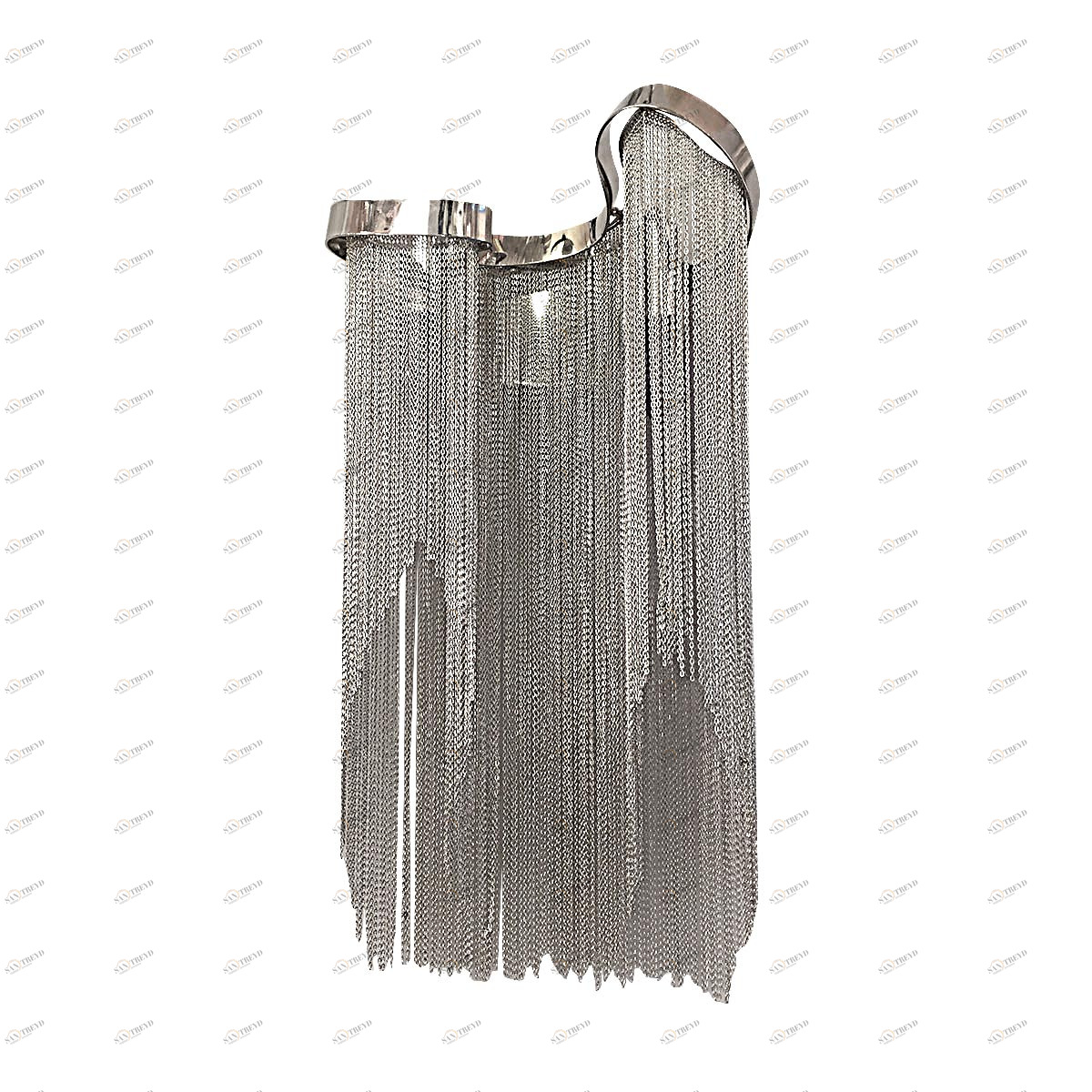 Светильник настенный серебристый Stream Aluminium 2 KM011W-2 aluminum DELIGHT COLLECTION  00-3882841 Серебро 
